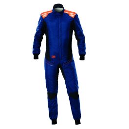 Omp Traje De Carreras Tecnica Super Light FIA 8856-2018 Navy Azul - Fluo Naranja Talla 58 OMPIA0-1870-A01-249-58