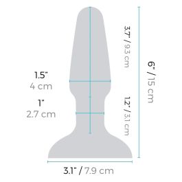 Plug Anal B-Vibe Multicolor (12 cm)