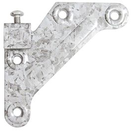 Herrajes Alk Colgador Escuadra con Tornillo Derecho Galvanizado