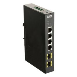 D-Link Switch Industrial 6 Puertos Gigabit Ethernet No Administrado, 4 RJ-45, 2 SFP, 12 Gbit/s, DIN Rail, Negro Precio: 146.7900005. SKU: B1B4JAHL42