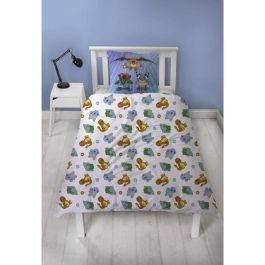 Pokemon AAARQ16165 - Juego de Cama Reversible Pikachu y Starter Azul - Funda Nórdica 140x200 cm + Funda Almohada 63x63 cm Microfibra