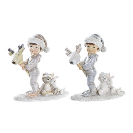 DKD Home Decor Figura Navidad Moderna Infantil Resina Colores Surtidos (Rosa, Gris, Blanco) Pack 2 Unidades 12cm Alto Precio: 10.164. SKU: B19748Q74H