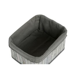 Juego de Cestas DKD Home Decor Blanco Gris Bambú Madera MDF 51 x 35 x 33 cm Juego de Cestas DKD Home Decor Blanco Gris Bambú Madera MDF 51 x 35 x 33 cm