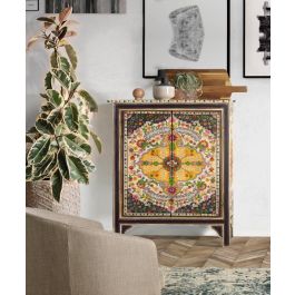 Giner y Colomer Aparador Multicolor de Madera de Mango 80 cm