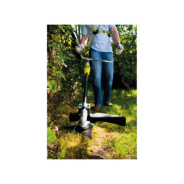 Ryobi RYO1706556088978 Desbrozadora con Manillar, Cable Ø 1 x 1,65 mm, Hoja de 3 Dientes, 1 Batería de Litio 36 V 4,0 Ah y Cargador 1,7 A