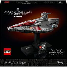 LEGO 75404 Nave de Asalto Clase Acclamator Star Wars: El Ataque de los Clones - Batalla de Geonosis - Modelo Construible y Coleccionable +18 LEGO 75404 Nave de Asalto Clase Acclamator Star Wars: El Ataque de los Clones - Batalla de Geonosis - Modelo Construible y Coleccionable +18 Precio: 53.78999945. SKU: B1JY7PJVK4