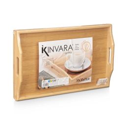 Bandeja Bambu Con Patas Plegables 50X30X21Cm Kinvara (6 Unidades)