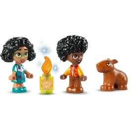 LEGO 43261 Mini Casa de Encanto Disney Madrigal Micromundo Construible con 3 Personajes, Tobogán y Cierre Portátil para Niños +5 años