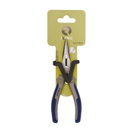 Irimo Alicates de boca semi redonda 161 mm con mango bimaterial, filo templado por inducción y agarre suave