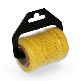 Edm Cordón trenzado polipropileno 8842 amarillo, 1,7 mm x 25 m, alta tenacidad, protección solar