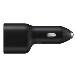 Samsung EP-L4020NBEGEU Cargador de Coche con Carga Rápida Dual USB-C 25W + USB 15W Negro