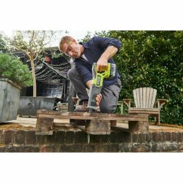 Ryobi AAAOD74649 Sierra alternativa sin escobillas 18V, 0-3200 cp/min, recorrido 32mm, madera 210mm, sistema antivibración