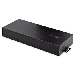 Startechcom Hub Industrial USB 3.2 Gen 1 16 Puertos 5Gbps Carcasa Metálica Montaje en Riel DIN/Rack 1U