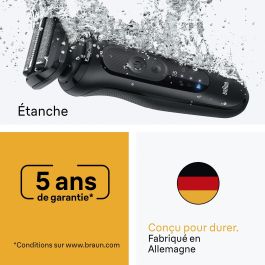 Braun Afeitadora Eléctrica Serie 5 BRA8700216645522 Negra - 50 min Autonomía - Carga Rápida 5 min