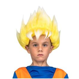 My Other Me Peluca Infantil Goku Sayan Talla Única Multicolor