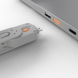 Lindy Bloqueador de Puertos USB - Pack de 4, Código de Color: Naranja