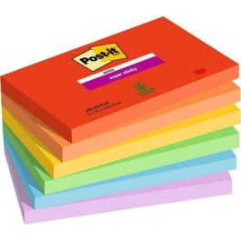 Taco Notas Post-It 655 Super Sticky 76X127 Colores Playful Pack De 6 Precio: 18.79000046. SKU: B1E3J436KG