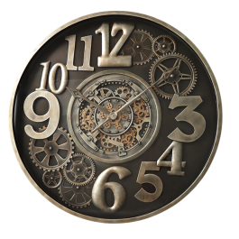 DKD Home Decor Reloj de Pared Vintage de Hierro y Cristal Plateado 100 x 100 x 10 cm Precio: 176.68999953. SKU: B13Q4ZB9KN