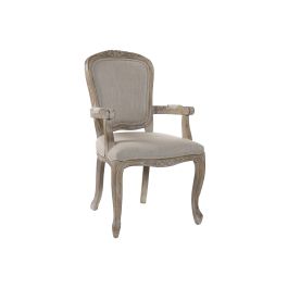 DKD Home Decor Silla Tradicional Marron Beige 57 x 94 x 57 cm (2 Unidades) Precio: 516.49999984. SKU: B127DRBXJL