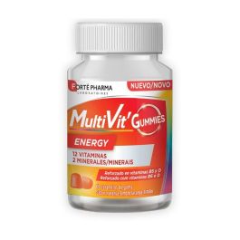 Forté Pharma MULTIVIT ENERGY gummies Complejo Multivitamínico con 12 Vitaminas, Minerales para Energía e Inmunidad 60 unidades