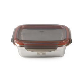 Quttin Fiambre Acero 1.8L para Microondas y Horno, 18 x 9 x 23 cm (12 Unidades)