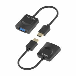 Adaptador HDMI a SVGA con Audio Aisens A122-0947 Negro 15 cm