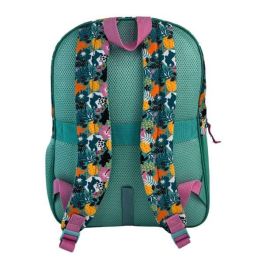 Toybags Mochila Primaria Stitch Tropical, Doble Compartimento, 44x30x20 cm, Adaptable a Carro, Gran Capacidad