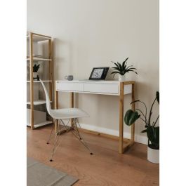 Escritorio consola - DENVER - Roble Artisan / Blanco - 2 cajones - 100 x 35 x 75 cm Precio: 176.3454. SKU: B1CV5HN8M5