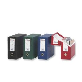 Pardo Caja de transferencia horizontal folio lomo 80 mm cartón forrado doble estuche interior con tarjetero verde Precio: 24.50000014. SKU: B1KJN4R9L5