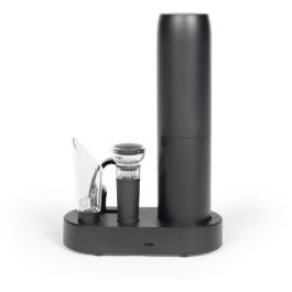 Livoo GS159 Set de vino eléctrico recargable Universal, 5 accesorios, funciona por presión, abre hasta 30 botellas. Livoo GS159 Set de vino eléctrico recargable Universal, 5 accesorios, funciona por presión, abre hasta 30 botellas.