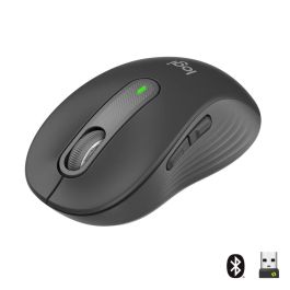 Logitech M650 L for Business Ratón Inalámbrico Bluetooth y Logi Bolt, Silencioso, Ergonómico, Graphite