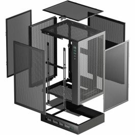 Deepcool DEE6933412774228 Minitorre Digital CH170 sin Fuente de Alimentación, Formato M-ITX, Color Negro