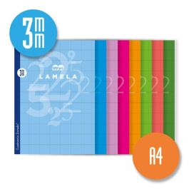 Lamela Libreta Grapada A4 90gr Cuadrovía 3 mm C/Margen Cubierta Básica (Pack 10 Unidades) (10 Unidades) Precio: 27.50000033. SKU: B14V4983P9
