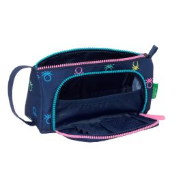 Estuche Escolar Benetton Cool Azul marino 20 x 11 x 8.5 cm