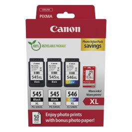 Canon PG-545XL/CL-546XL 8286B015 Multipack Tinta XL Negro/Color (2xBK/Color) Cartuchos Originales Precio: 112.50000047. SKU: B13JPFCNJE