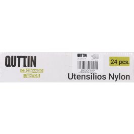 Cuchara de Nylon Negra Quttin 29x6 cm (24 Unidades) Cuchara de Nylon Negra Quttin 29x6 cm (24 Unidades)