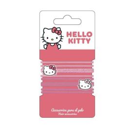 Cerdá Gomas Elásticas para el Pelo Hello Kitty Fucsia 8 Piezas - Accesorios Infantiles para Niñas (Edad 3+ Años)