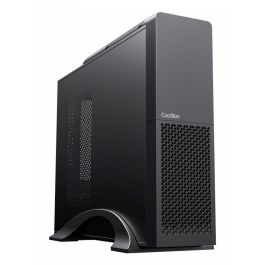 CoolBox COO-PCT313-1 Carcasa de Ordenador Micro Torre Negra con Fuente de Alimentación 500W, USB 3.2 y Soporte Micro ATX