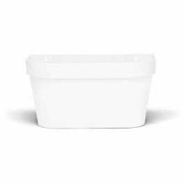 Maceta de pared - GARDEN ID Star - Blanco 36 x 16 cm - Reserva de agua con sistema de rebosadero - Reciclado y 100% reciclable Precio: 25.4999998. SKU: B1JRG73V8L