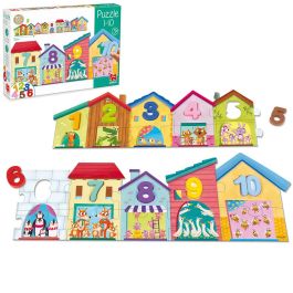 Goula Puzzle 1-10 55260 Puzle de 20 Piezas Gigantes de Cartón con Números del 1 al 10 para Niños +3 Años Precio: 11.79000042. SKU: S2415617