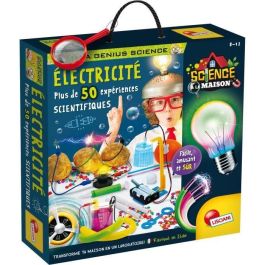Lisciani Giochi AUC8008324093168 - Genius Science - Juego de Ciencia - Electricidad - 50 Experimentos