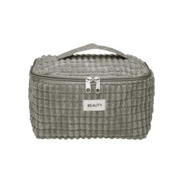 Neceser de Viaje Versa Corduroy Azul Poliéster Textil 12 x 12 x 20 cm