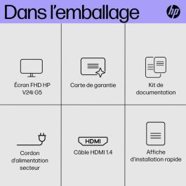 HP V24i G5 Monitor FHD 23.8 Pulgadas