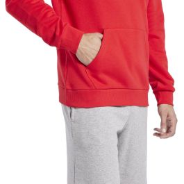 Sudadera con Capucha Hombre Reebok RI FT LEFT CHEST OT HA9276 Rojo