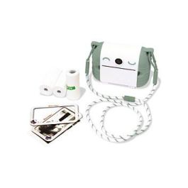 Kidywolf Sofortbildkamera e Impresora Instantánea para Niños, Cámara Digital Infantil con Pantalla 2.4", 8 MP, SD, USB-C - Verde y Blanco