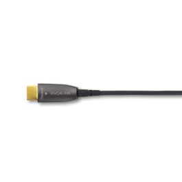 Vivolink Cable HDMI Óptico 4K 15m, Soporta 4:4:4 18Gbps, HDR 12bit, HDCP2.2 y ARC, Delgado 4.0mm