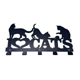 Perchero de Pared Versa Negro Metal Hierro Gatos 2 X 17 X 39 CM Precio: 7.49999987. SKU: B15LEJWFZ6
