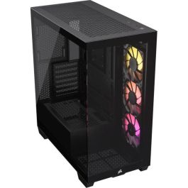 CORSAIR AABBA89352 Caja PC 3500X RSR ARGB Semitorre Cristal Templado - 3 Ventiladores ARGB Rotor Invertido - Negra Precio: 160.49999988. SKU: B1BK9FMK8B