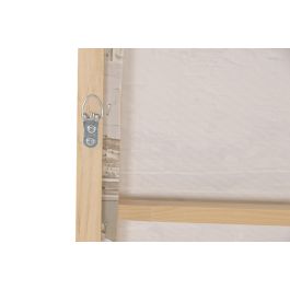 DKD Home Decor Cuadro Moderno Verde Blanco 4 x 143 x 103 cm (2 Unidades) Lienzo Pino Pintado Mano