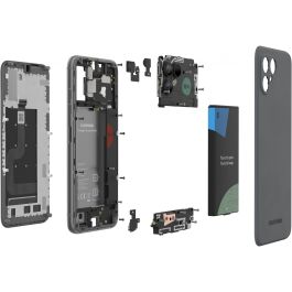 Fairphone 4 5G 128GB 6GB RAM Gris - Smartphone Android 11 Pantalla 6.3" IPS 48MP Cámara Dual Snapdragon 750G